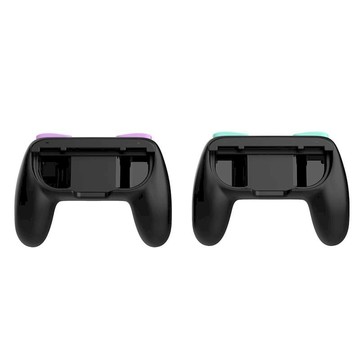 NS2｜NS 周邊 DOBE NS2 / NS Joy con 握把 紫綠 TNS-3162S