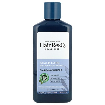 Petal Fresh, Hair ResQ®，深層清潔洗髮水，活性炭頭皮護理，12 液量盎司（355 毫升）