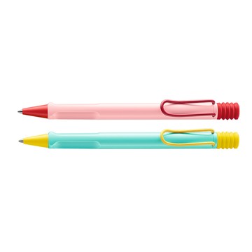 LAMY 限量2024 仲夏系列 夏日粉紅&熱帶風情 原子筆 2E8/2E9