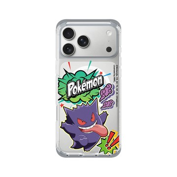 iPhone 17 Pro Max ClearX (MagSafe 兼容) 霜透灰 - 寶可夢 Pokemon - 戰鬥吧！耿鬼