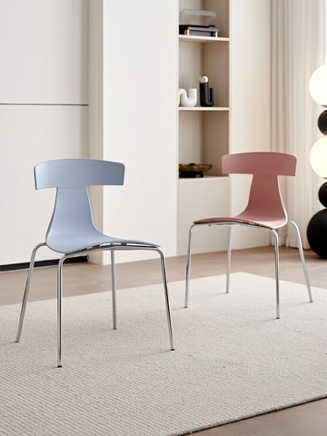 家用餐椅    塑料餐椅家用餐廳靠背椅小紅書推薦咖啡館復古椅子現代簡約螞蟻椅