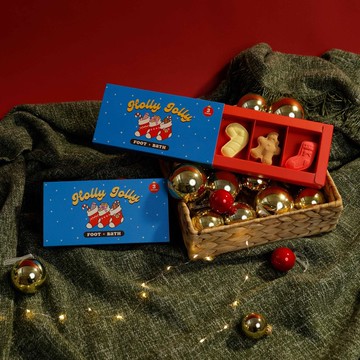 聖誕首選【BATHDAY泡澡球】Xmas List泡腳球3入禮盒