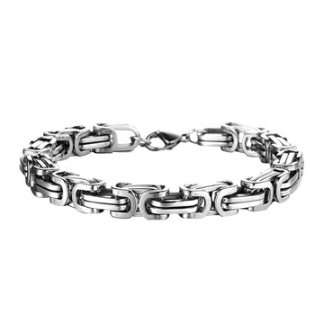 手鍊男 手飾 手串 狂飆高啟強同款手鍊手工帝王鍊手鍊鈦鋼高級感簡約潮小眾男生男士『ZW8957』