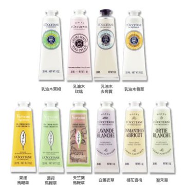 L’OCCITANE 歐舒丹 經典護手霜 30ml（乳油木去角質/乳油木玫瑰/桂花杏桃/白薰衣草/聖禾草.多款任選 三入送原廠禮盒）百貨公司貨