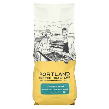 Portland Coffee Roasters, 有機咖啡，全豆，輕度烘焙，Tanager's Song，2 磅（907 克）