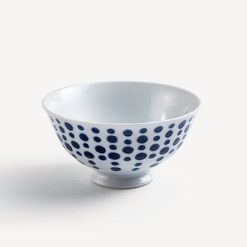 日式 手繪青瓷 13cm 陶瓷碗｜ 水玉｜單品