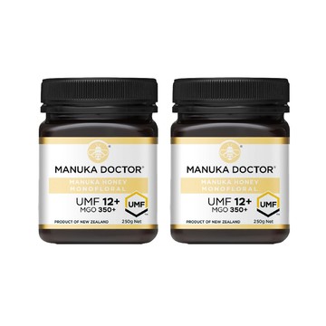 manuka doctor紐西蘭麥盧卡蜂蜜umf12+  250g 單瓶(紐西蘭原裝進口)*2入