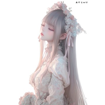 【3 月新作 1】07-117-0069 人物貼紙 帶有透明感的裝飾