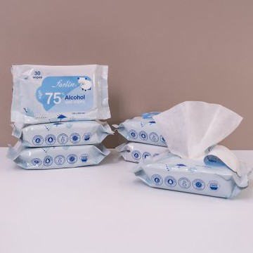 FARLIN 75%酒精濕紙巾 30抽