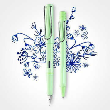 LAMY 七彩鋼筆禮盒 / safari 狩獵者系列 - 薄荷綠【客製化禮物】