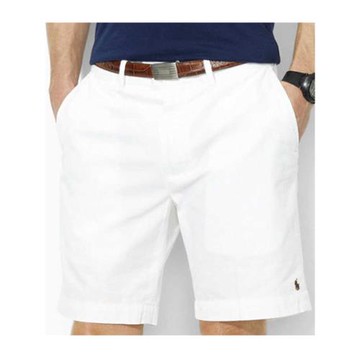 美式男士短褲白色polo商務工裝保羅西裝褲運動沙灘休閑純棉五分褲