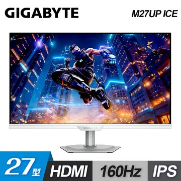 【GIGABYTE 技嘉】M27UP ICE 27型 4K 雙模電競螢幕