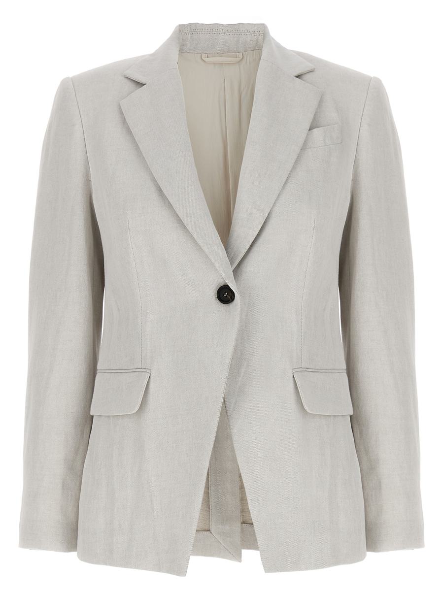 Brunello Cucinelli Single-Breasted Blazer