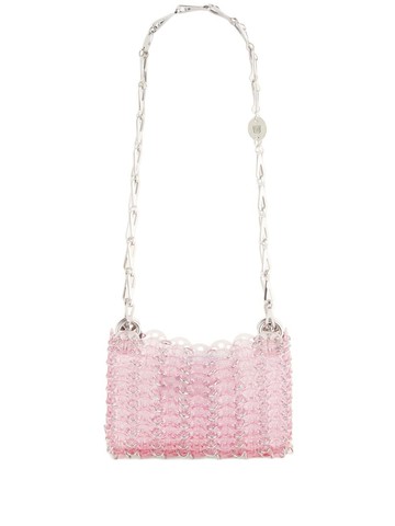 Rabanne - Iconic 1969 Nano shoulder bag - women - Polycarbonite - One Size - Pink