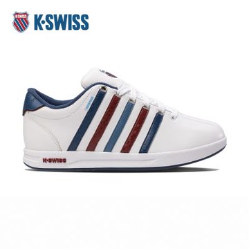 K-SWISS 防水運動鞋 COURT PRO WP 防水 男鞋 白藍紅色 08389-167-M