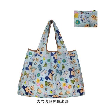 大號卡通可折疊便攜超市購物袋雜貨袋買菜包大容量環保手提袋