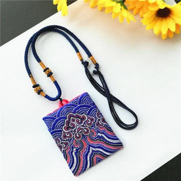 福袋空平安福布袋子隨身掛脖收納袋DIYT首飾項鏈防水掛件兒童寶寶