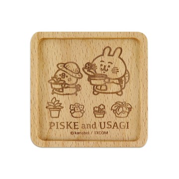 Kanahei卡娜赫拉的小動物系列方形木杯墊_搬花