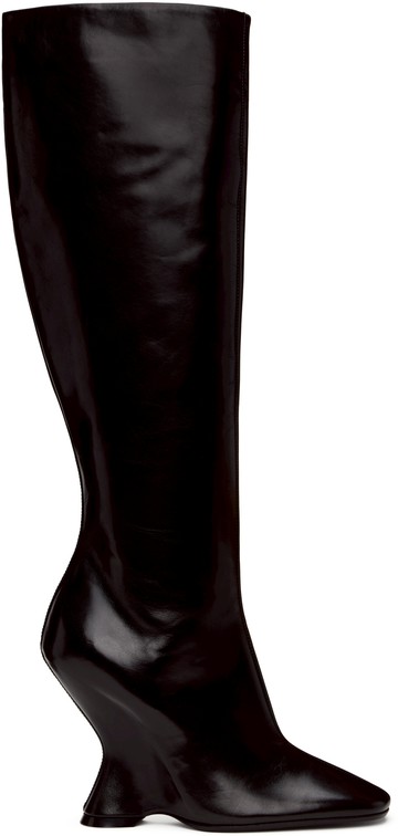 Dries Van Noten 黑色 Wedge 高筒靴