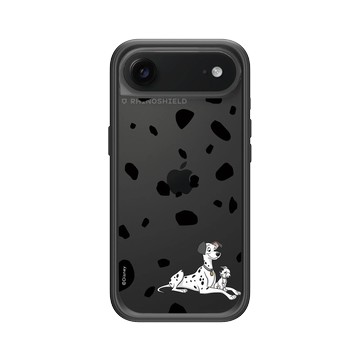 iPhone Air Mod NX -邊框背蓋組合 (相機按鈕) 黑 - 迪士尼-經典系列 Disney Classics - 101忠狗 Les 101 Dalmatiens - Pongo et Lucky