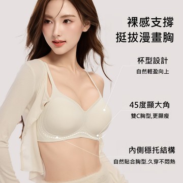 VIVILIAN果凍軟支撐裸感美背內衣