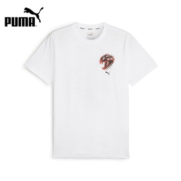 【PUMA】 訓練系列Emblem圖樣短袖T恤(M)_男性_52509902__歐規｜官方直營