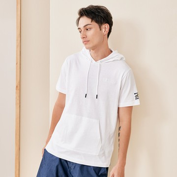 【OUTDOOR】連帽口袋T恤-白色 ODC523UEWT (ODCLO)