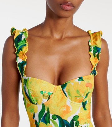 La DoubleJ Boop floral ruffled swimsuit