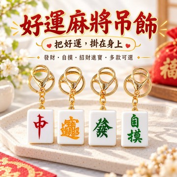 【隔日到貨】🔥現貨! 麻將周邊 吊飾 開運小物 招財小物 麻將 鑰匙圈吊飾 可愛吊飾 小吊飾 小禮物 包包吊飾 背包吊飾