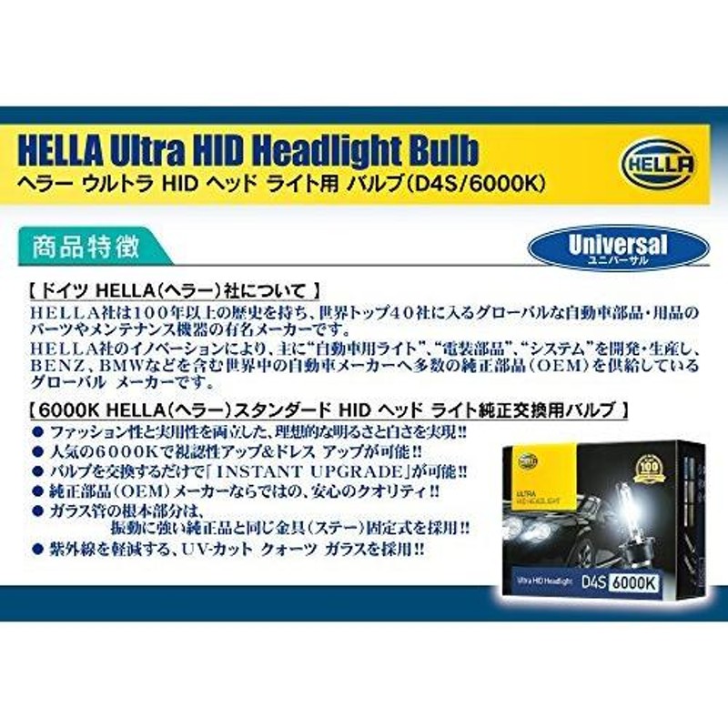 Hella/ヘラー》トヨタ プリウス ZVW30 H23.12-H27.12 D4S装備車 HID