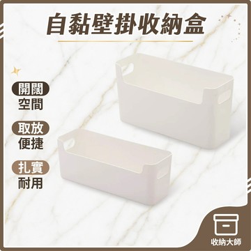 台灣現貨 自黏壁掛收納盒 收納架 壁掛收納架 置物架 壁掛置物架 層架置物架 無痕置物架 免打孔置物架 收納大師