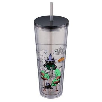 星巴克24OZ萬聖夜光TOGO冷水杯