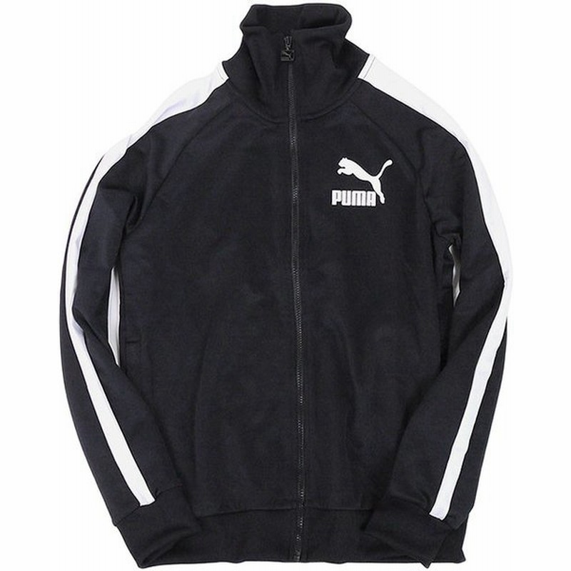 限定モデル Puma プーマ ジャージ メンズ T7 Vintage Track Jacket T7 ビンテージ トラックジャケット Puma Black White 01 Ss18 通販 Lineポイント最大0 5 Get Lineショッピング