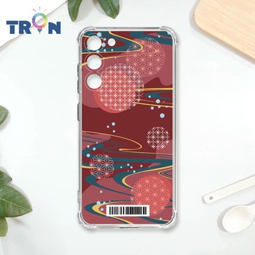 TRON 三星 S23 PLUS 日系和風圓點星河系列 四角防摔載具殼 軟殼 手機殼