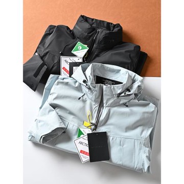 鳥家去標 戶外高端硬殼沖鋒衣男全壓膠防水連帽夾克登山服外套潮