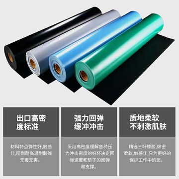 實驗室桌墊優質工作台台墊防靜電橡膠板綠色膠皮地墊無異味高環保 森馬先生旗艦店