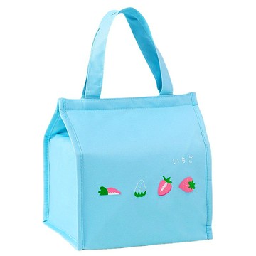 E.City_日系水果保溫野餐便當包-天藍