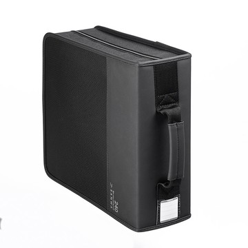 開發票 CD/DVD整理櫃 日本山業光盤包CD盒cd收納dvd光盤盒蝶片包藍光cd包大容量附提手S065公司貨快速出貨