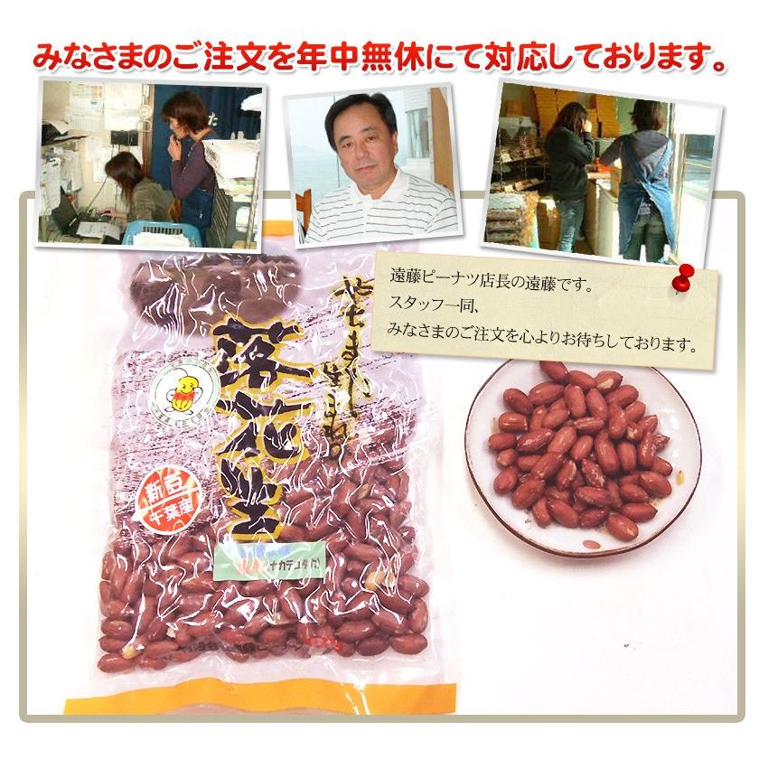 2023年度産 新豆 素煎（ナカテユタカ）450g 千葉県八街産落花生