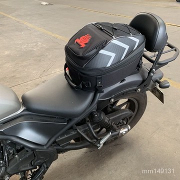 機車後座包 機車後包 機車包 車尾包 檔車後座包 機車後箱包 騎士防水儲物 頭盔包摩託車改裝途者後座包後尾包萬裏豪側箱m