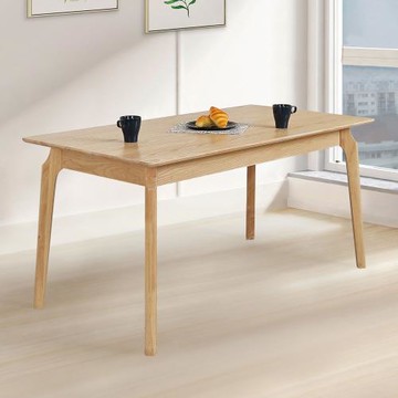 【Homelike】 喜家居150cm實木餐桌(2535)