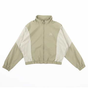 NCAA 外套 哈佛 淺綠 拼接 風衣 教練外套 7352116171