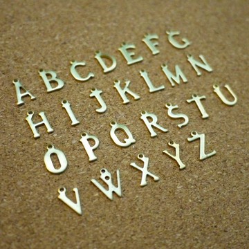 加購商品 - 【金屬吊飾】字母、星座、數字