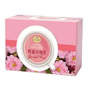曼寧 輕盈玫瑰茶2公克x60入/盒