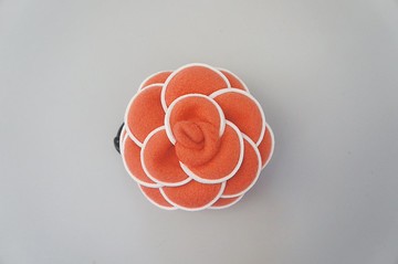 B4-馬尾側夾(M)- 髮夾抓夾馬尾夾公主頭類 山茶花-V