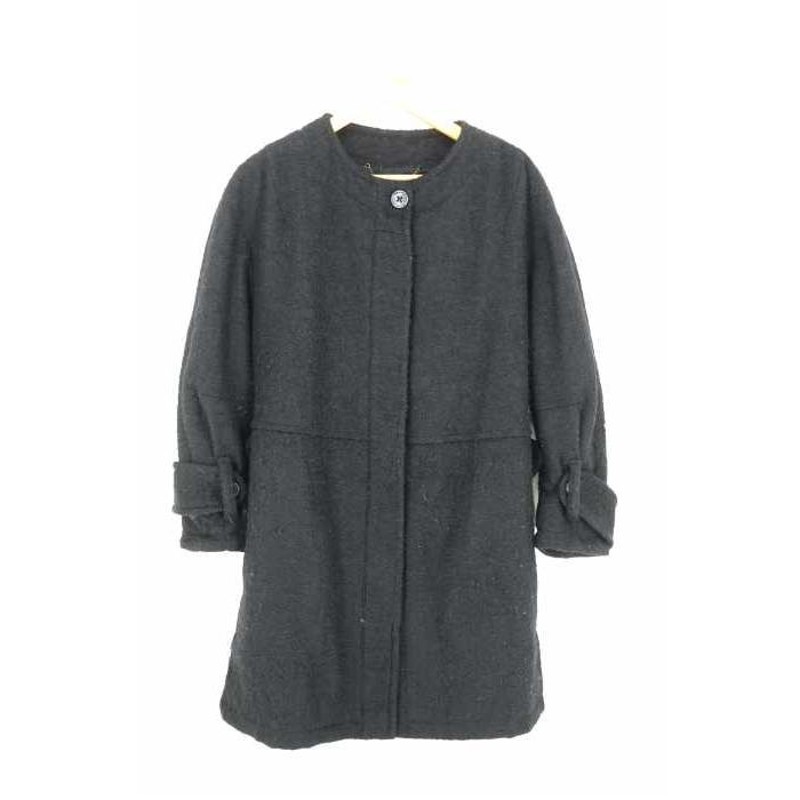 【ゆい】SEE BY CHLOE　エーラインコート yuiさんコラボ＞ウール混シャギーコート（チェスターコート