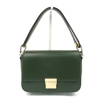 michael kors綠色皮革腋下翻蓋包