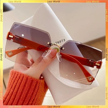 🕶百搭墨鏡🕶無邊框墨鏡 素顏墨鏡 時尚洋氣茶色眼鏡 大臉眼鏡 女生海邊墨鏡 墨鏡女 太陽眼鏡 女生防曬墨鏡 墨鏡 抗uv