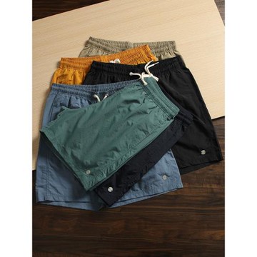 巴，塔輕量化四分褲夏季輕薄游泳短褲膝蓋往上褲青春潮流運動褲男