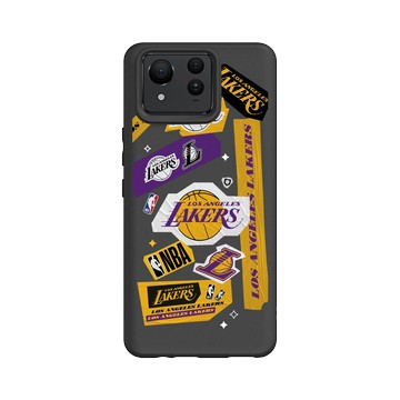 Zenfone 11 Ultra SolidSuit 黑 - NBA - 拼貼系列-洛杉磯湖人 L.A. Lakers - Collage